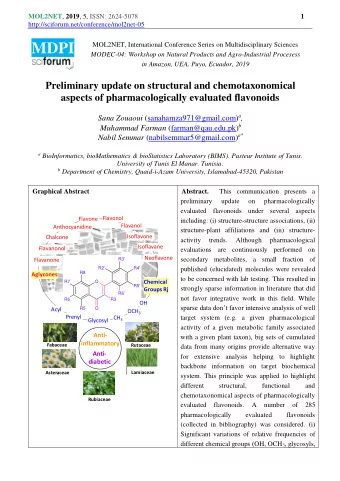 MOL2NET , 2019 , 5, ISSN: 2624-5078  2 http://sciforum.net/conference/mol2net-05  prenyl) were