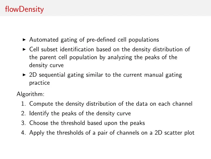 flowdensity