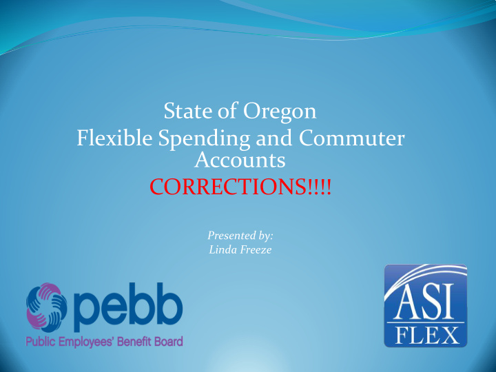 state of oregon flexible spending and commuter accounts