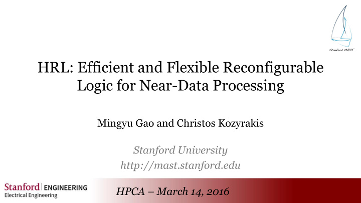 logic for near data processing