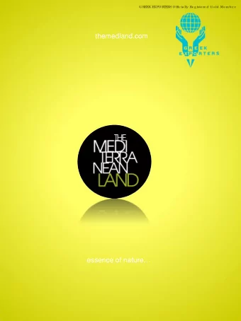 GR  E  E  K E  XPOR  T  E  R  S Offic ially R  e giste r  e d Gold Me mbe r Share our dreams