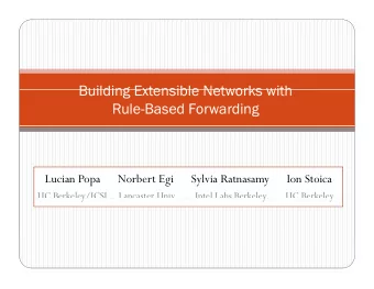Building Ext  Building Extensible Ne  Building Ext  Building Extensible Ne  nsible Netw  nsible