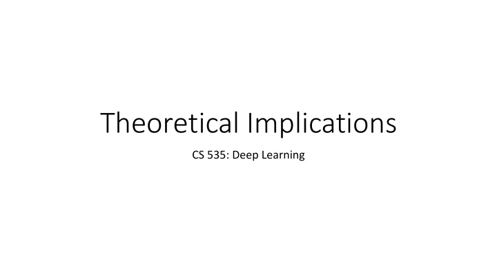 theoretical implications