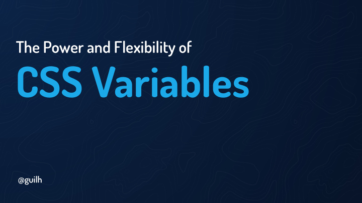 css variables