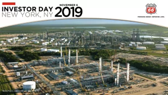 Sweeny Fracs 2, 3 and 4 construction OLD OCEAN, TX  Cautionary Statement  This presentation