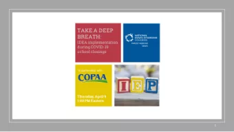 1  Welcome  CARES Act and K-12 Education  US Dept of Education and other resources on