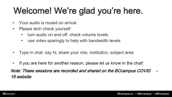 Welcome! Were glad youre here.  Welcome! Were glad youre here.    Your audio is