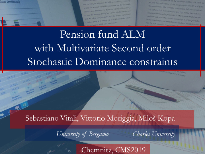 pension fund alm with multivariate second order