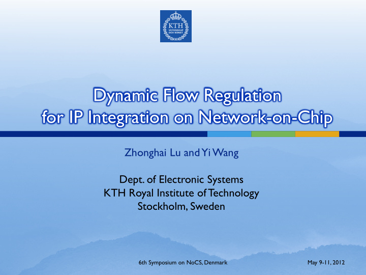 dynamic flow regulation for ip integration on network on