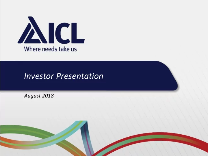 investor presentation
