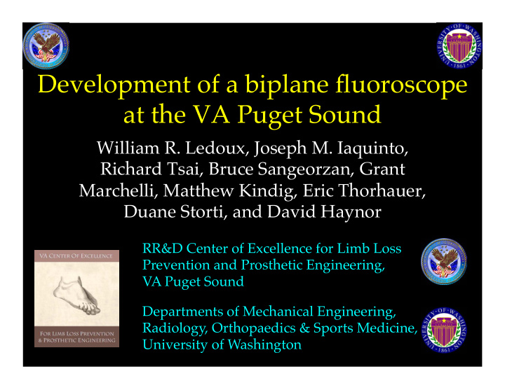 development of a biplane fluoroscope at the va puget sound