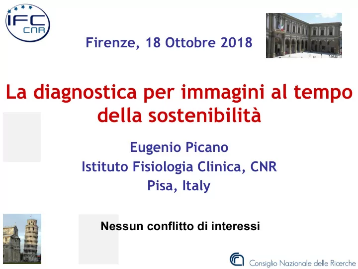 la diagnostica per immagini al tempo della sostenibilit