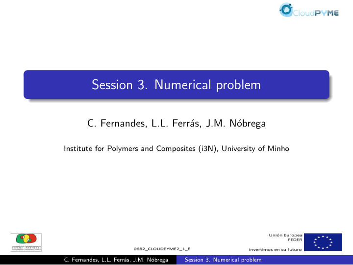 session 3 numerical problem