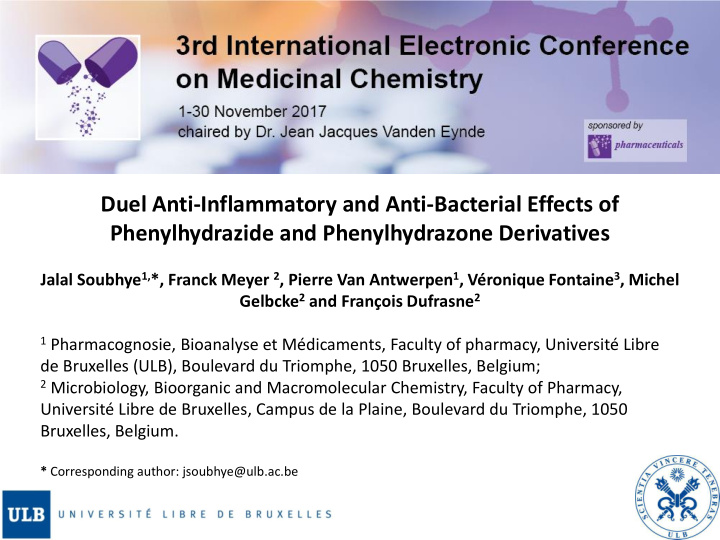 phenylhydrazide and phenylhydrazone derivatives