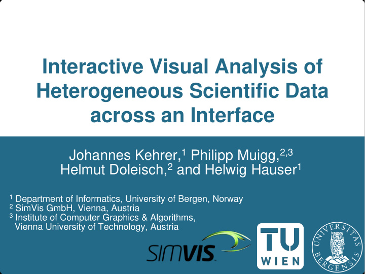 heterogeneous scientific data