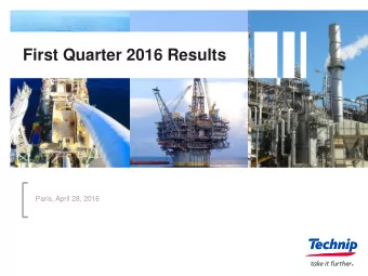 styles  Paris, April 28, 2016  Safe Harbor  T  his presentation contains both historical and