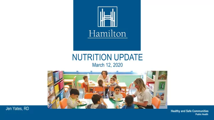 nutrition update