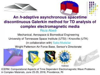 An h -adaptive asynchronous spacetime  discontinuous Galerkin method for TD analysis of  complex