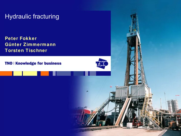 hydraulic fracturing