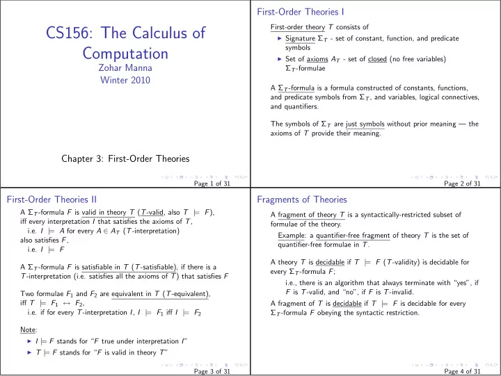 cs156 the calculus of