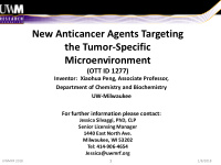 new anticancer agents targeting