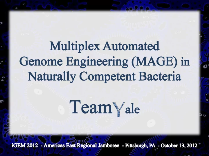 red recombination system