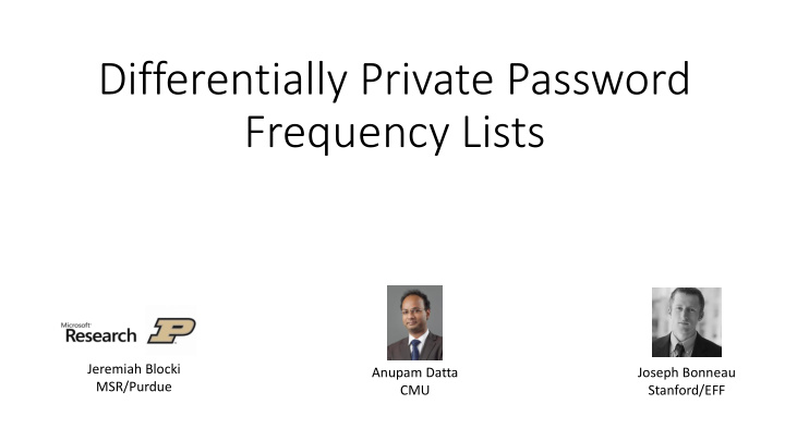 frequency lists