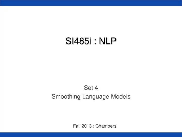 si485i nlp