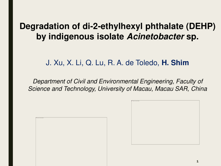 by indigenous isolate acinetobacter sp