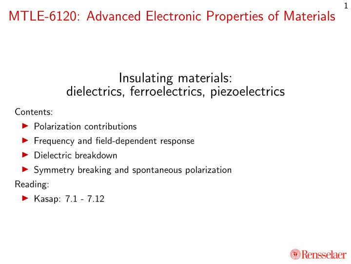 mtle 6120 advanced electronic properties of materials