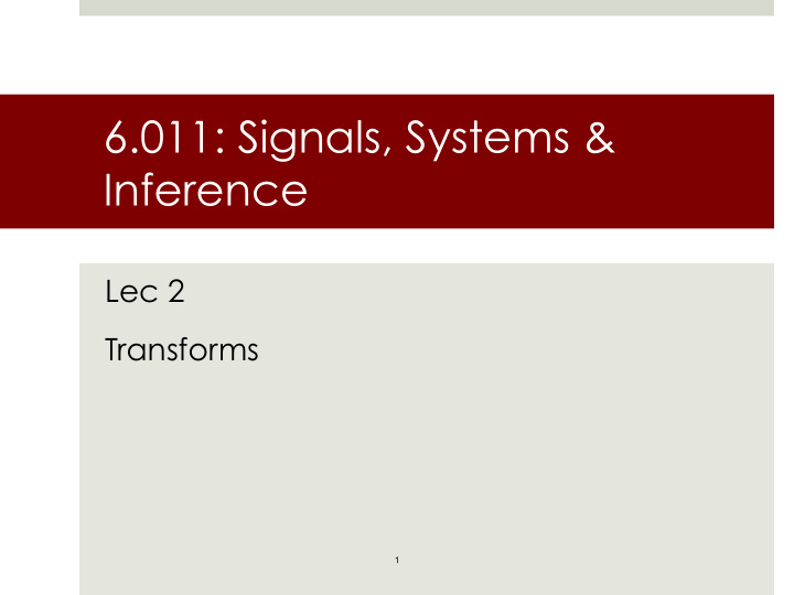 6 011 signals systems inference