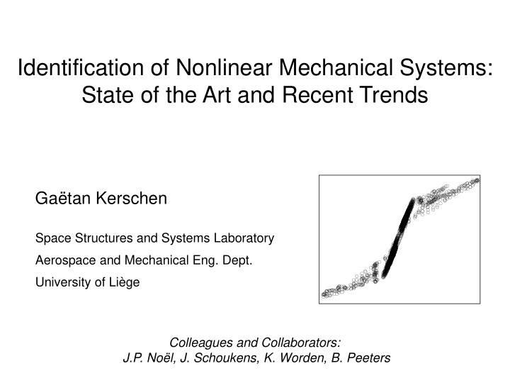 identification of nonlinear mechanical systems