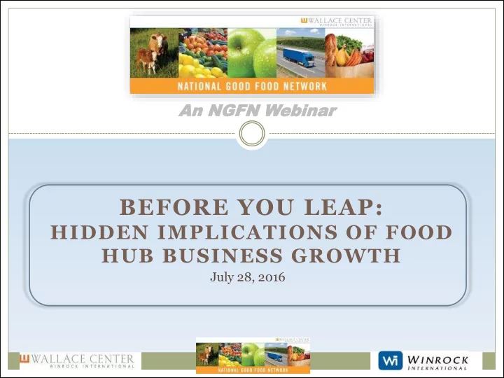before you leap