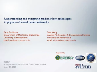 Understanding and mitigating gradient flow pathologies  in physics-informed neural networks  Paris