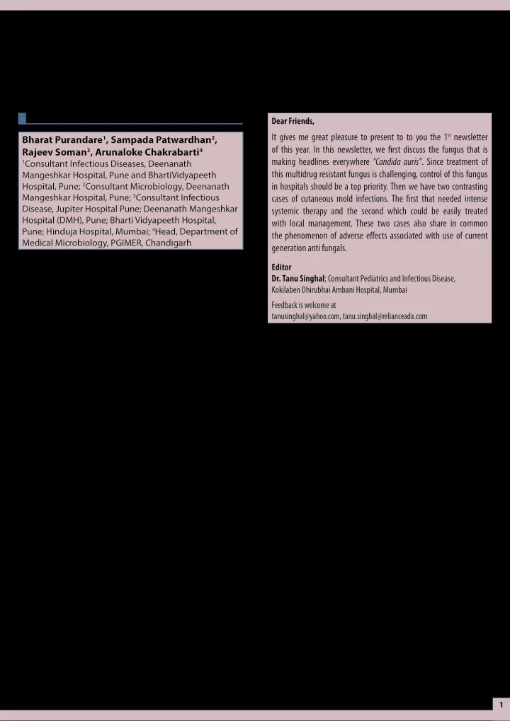 fungal infections study forum
