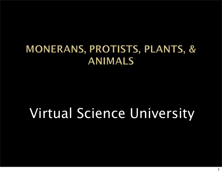 virtual science university