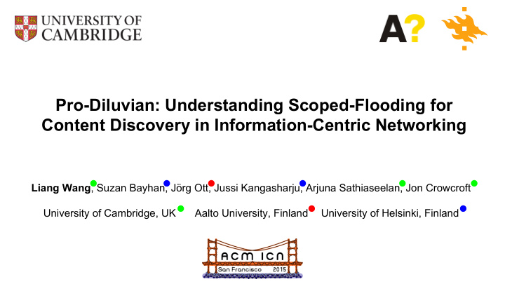 pro diluvian understanding scoped flooding for content