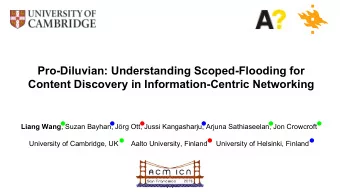 Pro-Diluvian: Understanding Scoped-Flooding for  Content Discovery in Information-Centric