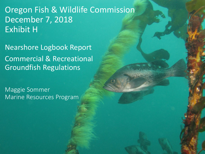 oregon fish amp wildlife commission december 7 2018