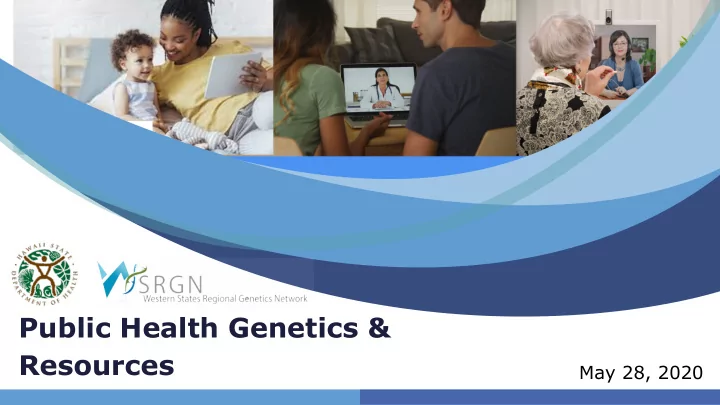 public health genetics resources
