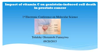 Impact  Impact of  of vit  vitamin  amin C  C on  on geni  enistei  stein-indu  induced  ced cell