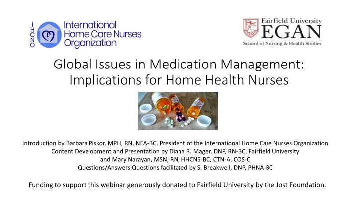 implications for home health nurses