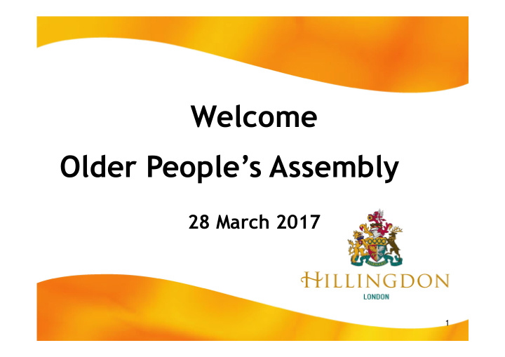 welcome older people s assembly older people s assembly