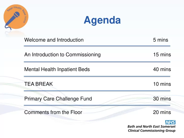 agenda