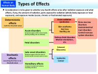 types of effects