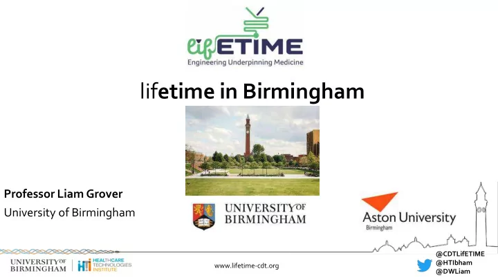 lif etime in birmingham