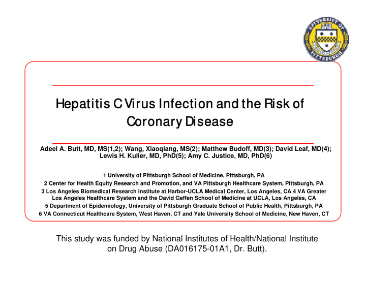 hepatitis c virus infection and the risk of hepatitis c