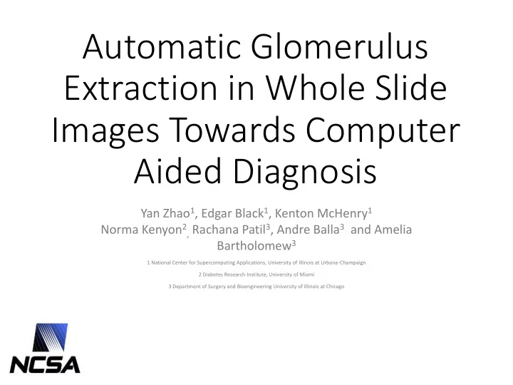 automatic glomerulus
