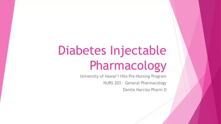 pharmacology