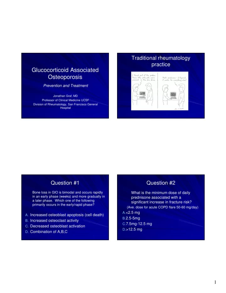 glucocorticoid associated osteoporosis